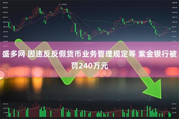 盛多网 因违反反假货币业务管理规定等 紫金银行被罚240万元