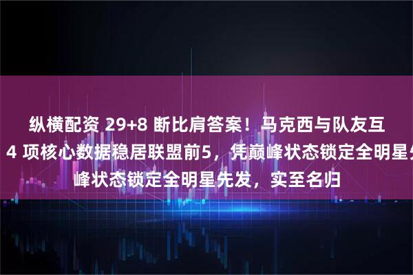 纵横配资 29+8 断比肩答案！马克西与队友互侃破矛盾流言，4 项核心数据稳居联盟前5，凭巅峰状态锁定全明星先发，实至名归